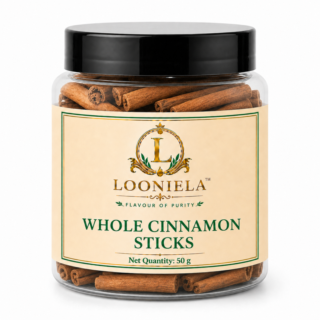 LOONIELA™ Ceylon Cinnamon Sticks (Dalchini) – 50 g