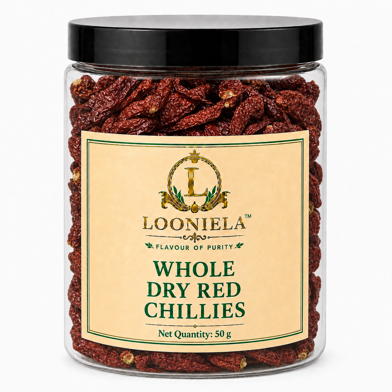 LOONIELA™ Whole Dry Red Chillies – 50 g
